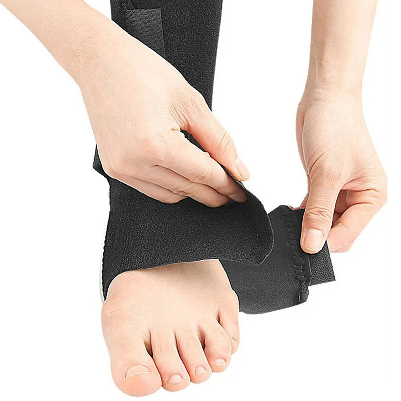 Adjustable Drop Foot Orthosis – Left & Right Ankle Sprain Stabilizer & Foot Protector for Hemiplegia Rehabilitation