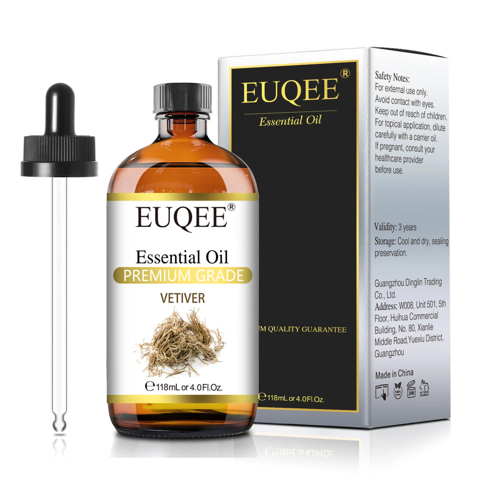 EUQEE 118ml Natural Essential Oil for Diffuser, Candles & Aromatherapy