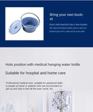 2-in-1 Bed Fold Chair with Hydraulic Lift – Paralyzed & Disabled Elderly Nursing Transfer Chair with Walker Support