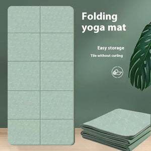 Foldable Anti-Slip Yoga & Nap Mat – Portable Thick Fitness Floor Mat for Home, Kids, and Students