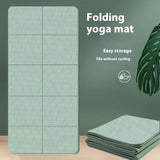 Foldable Anti-Slip Yoga & Nap Mat – Portable Thick Fitness Floor Mat for Home, Kids, and Students