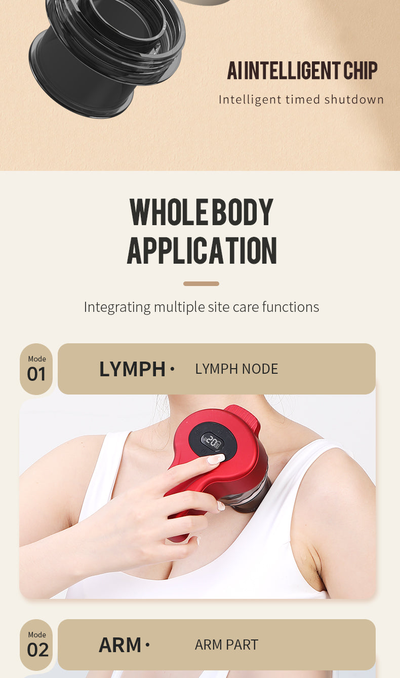 Electric Cupping Therapy Device – Negative Pressure Scraping & Massage for Back, Neck & Shoulders