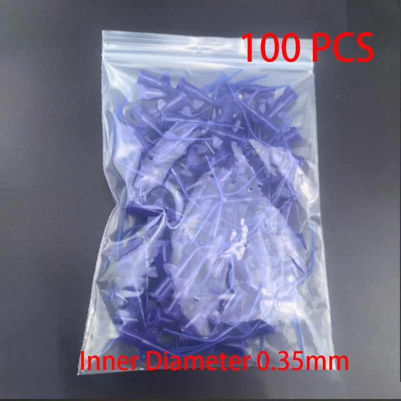 Dental Disposable Irrigation Syringe Tips – Endo Plastic Needles for Calcium Hydroxide Delivery (0.25mm / 0.35mm)