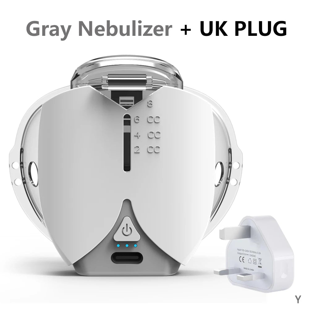 Mini Portable Ultrasonic Nebulizer – Silent Handheld Inhaler for Baby, Kids & Adults with Cough, Asthma & Respiratory Care