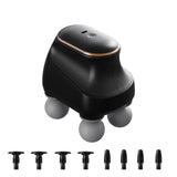 Mini Portable Fascia Gun – 4-Head High-Frequency Muscle Massage Gun