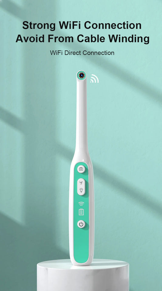 INSKAM WiFi Visual Mouth Camera – 1440P Dental Endoscope Oral Examination Camera with 2MP System, IP67 Waterproof