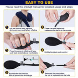 nflatable Cervical Neck Stretcher – Home Spinal Traction Device for Pain Relief & Muscle Strain Recovery