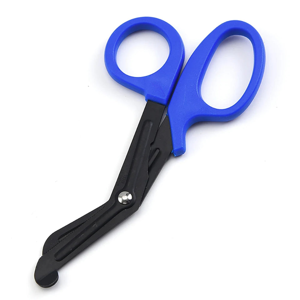 Outdoor Survival Paramedic Trauma Scissors – Heavy-Duty Emergency First Aid Shears for Medical Rescue & IFAK