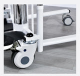 2-in-1 Bed Fold Chair with Hydraulic Lift – Paralyzed & Disabled Elderly Nursing Transfer Chair with Walker Support