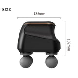 Mini Portable Fascia Gun – 4-Head High-Frequency Muscle Massage Gun