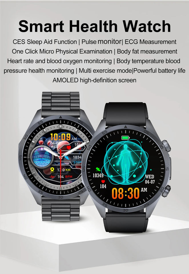 Xiaomi Pulse ECG+PPG Smartwatch 2025 – Blood Lipid, Uric Acid, BP, Body Fat & Sports Health Tracker with Call Function