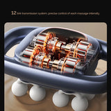 12-Head Fascia Massage Gun – High-Frequency Deep Tissue Muscle Massager