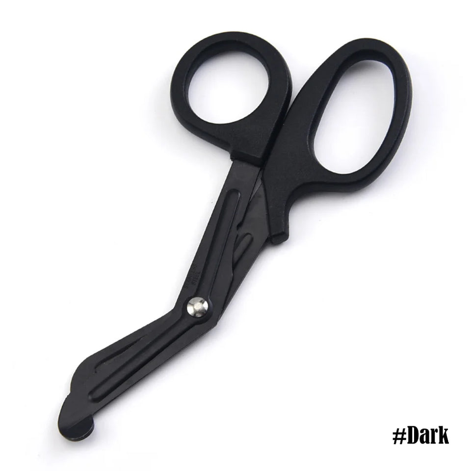 Outdoor Survival Paramedic Trauma Scissors – Heavy-Duty Emergency First Aid Shears for Medical Rescue & IFAK