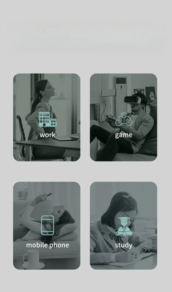 Multi Functional Vibration Massage Pillow Home Electric Neck Curvature Straightening Hot Compress Pulse Cervical Massage Pillow