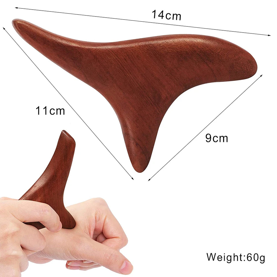 Wooden Massage Tools Wood Lymphatic Drainage Massager Anti Cellulite Body Shaping Tools for Beauty, Gua Sha, Sore Muscle Relief