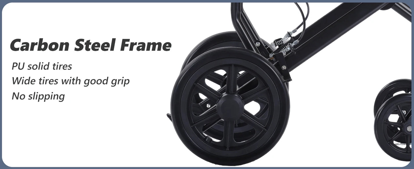 Lightweight Adult Push Wheelchair – Ultralight Aluminum Folding Transport Chair, Airline Approved, Safe & Stable