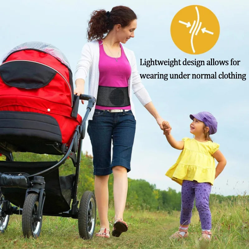 3 Sizes Breathable Umbilical Hernia Support Belt – Adult Abdominal Compression with Postpartum Hernia Pad