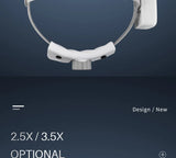 Dental Surgical Loupes with LED Headlight – 2.5X/3.5X Binocular Magnifier with Adjustable 5W Lamp