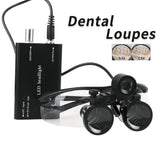 Dental Surgical Loupes 2.5X/3.5X with LED Light – Medical Magnifying Glasses for Dentistry & Surgery