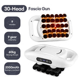 30-Head Massage Gun – High-Frequency Vibration Deep Tissue Muscle Massager