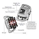 42-Head Fascia Massage Gun – High-Frequency Muscle Massager for Back, Neck, Shoulder & Waist Relief