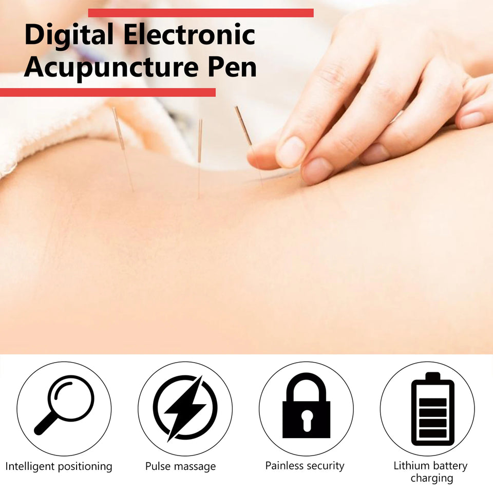 Electronic Acupuncture Pen Tens Point Detector Acupuntura Massage Pain Therapy Acupuncture Meridian Energy Pen Muscle Stimulator