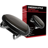 Men's Barberology Massager Professional Cordless Metal Handheld Heat Massager USB Charge Vibration Head Massage 2 Massage Nodes