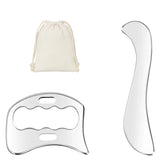 Stainless Steel Gua Sha Massage Tools Muscle Scraper Tool,Graston Tool Set for myofascial Release,Scar Tissue Massager for Back