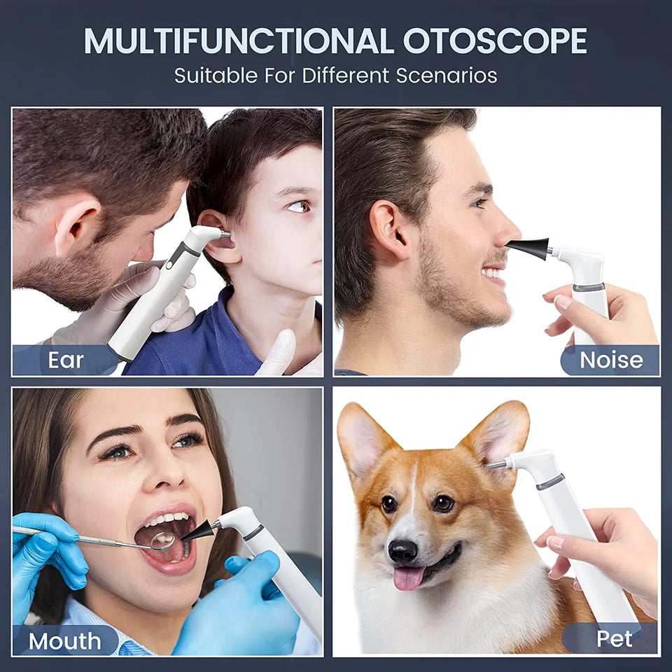 WiFi Digital Otoscope 3.9mm Ear Camera for iPhone & Android – Ear Wax Removal & Inspection Tool
