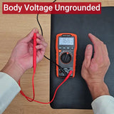 Earthing Mat with Wristband Soft PU Grounding Mat Pad Healthy Balance for Anxiety Relief & Better Sleep Earth Connected Therapy