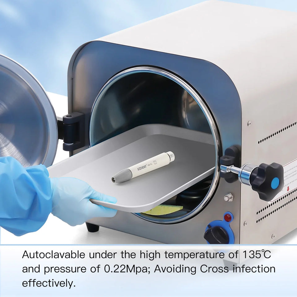 AZDENT Ultrasonic Piezo Scaler Handpiece – Compatible with EMS, DTE, WOODPECKER, SATELEC, VRN (135° Sterilizable)