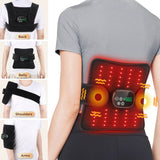 Electric Infrared Knee Pad Re Light Heating Vibration Massager for Back and Waist Thermal Leg Knee Joint Support Brace Wireless