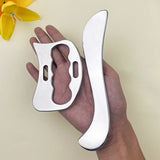 2cs stainless steel fascia knife, portable and practical myofascial release knife guasha soft tissue release tool, suitable for