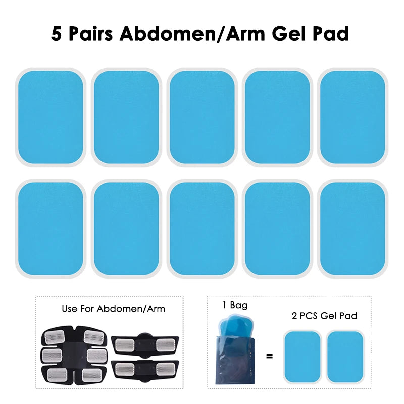 Electrical Muscle Stimulator Massager – Abs, Buttocks, Arms, Legs & Hips Toner for Fitness Training