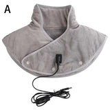 Electric Heating Neck & Shoulder Pad – Thermal Compress Vibration Shawl with 3 Heat Levels