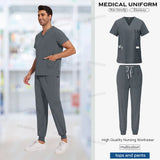 Wholesale Unisex Medical Jogger Scrub Set with Accessories