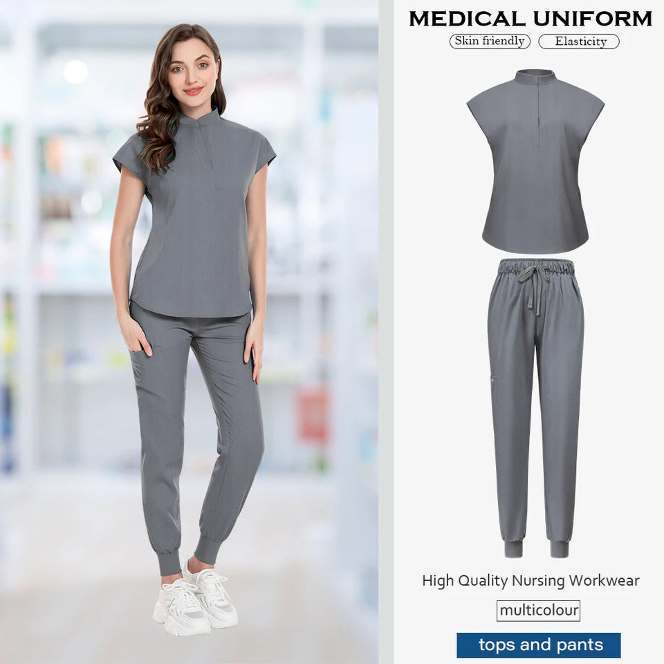 Medical & Surgical Uniform Set – Professional Hospital, Clinic, Veterinary & Pharmacy Workwear for Doctors and Nurses