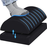 Foot Rest for Under Desk At Work, Comfortable Foot Stool with 2 Adjustable Heights for Office, Home, Car