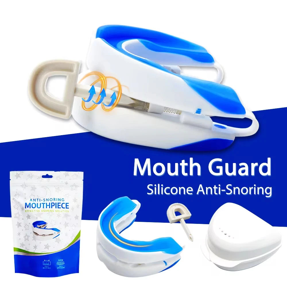 Silicone Anti-Snore Mouth Guard – Sleep Aid for Snoring, Bruxism & Sleep Apnea Relief