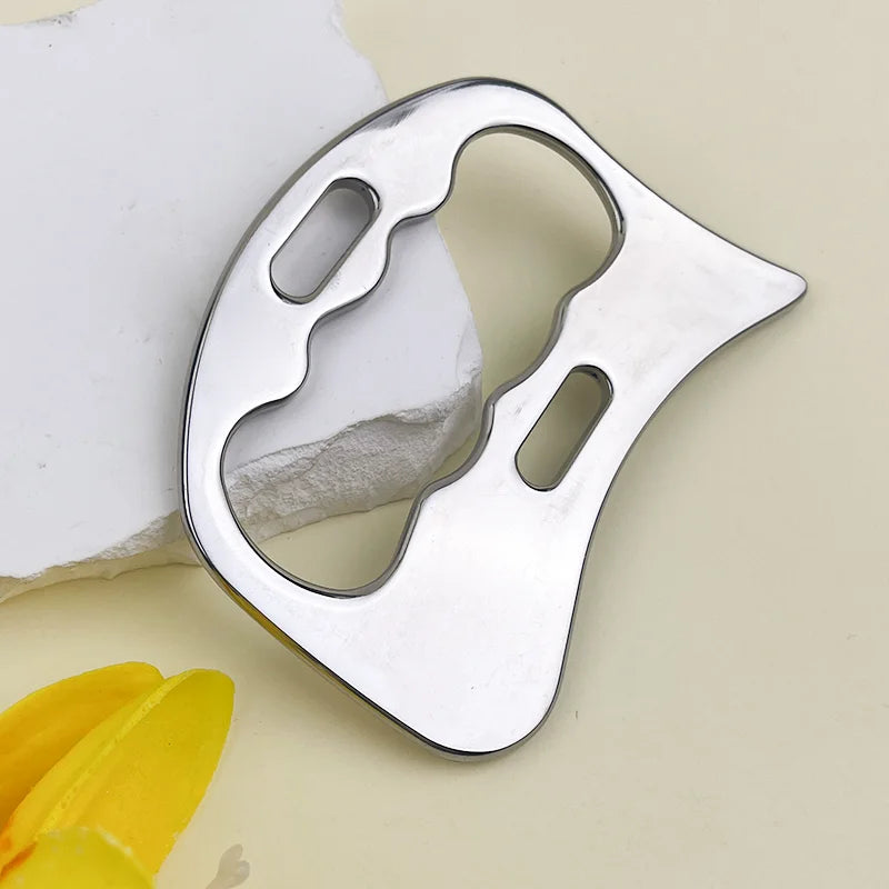 2cs stainless steel fascia knife, portable and practical myofascial release knife guasha soft tissue release tool, suitable for