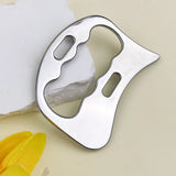 2cs stainless steel fascia knife, portable and practical myofascial release knife guasha soft tissue release tool, suitable for