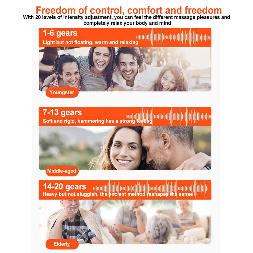 TENS Massager Digital Pulse Body EMS Muscle Stimulator Acupuncture Low Frequency Physiotherapy Slimming Machine Health Care