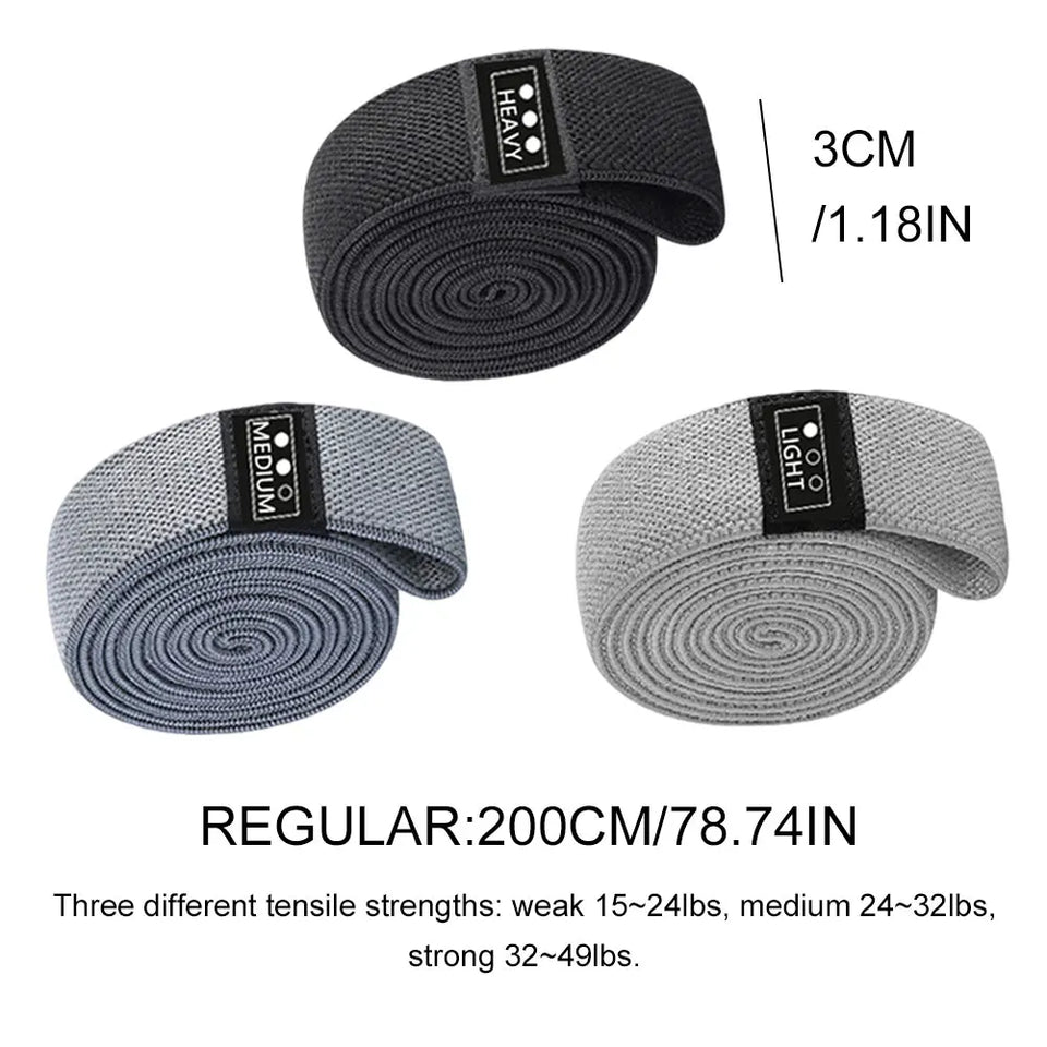 Long Resistance Bands – Stretch Workout Bands for Home Gym, Yoga, Pilates & Full-Body Training