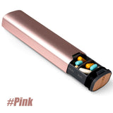 7-Day Premium Aluminum Pill Organizer – Large Capacity Weekly Pill Box for Vitamins, Supplements & Medicine