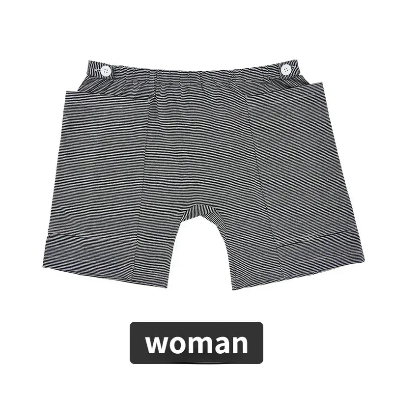 Wearable Urine Bag Pants with Double Pocket – Large Capacity Portable Ostomy Underwear for Elderly & Post-Surgery Care