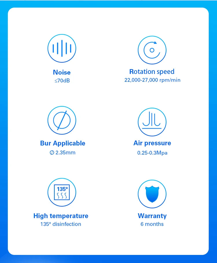 AZDENT Dental Low-Speed Contra Angle Handpiece – Latch Type, Fits E-Type Air Motors