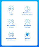 AZDENT Dental Low-Speed Contra Angle Handpiece – Latch Type, Fits E-Type Air Motors
