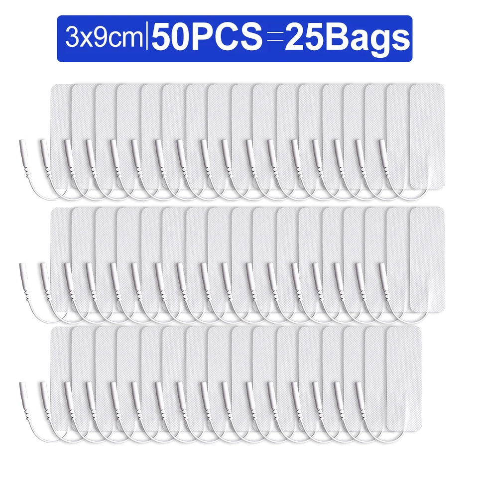 50/20/10pcs Electrode Pads Muscle Stimulator Acupuncture Physiotherapy Patches Tens Machine Conductive Gel Body Massage Pads