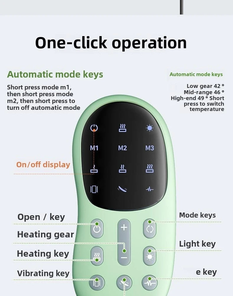 JAIYORL Electric Lumbar Traction Massager Adjustable Vibration Waist Spine Support Back Massage Machine Waist Masajeador