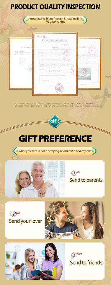 Meridian Therapy Treatment Tools 19-Teeth Scalp Massager Comb  for Skin Scraping and Head Relaxation